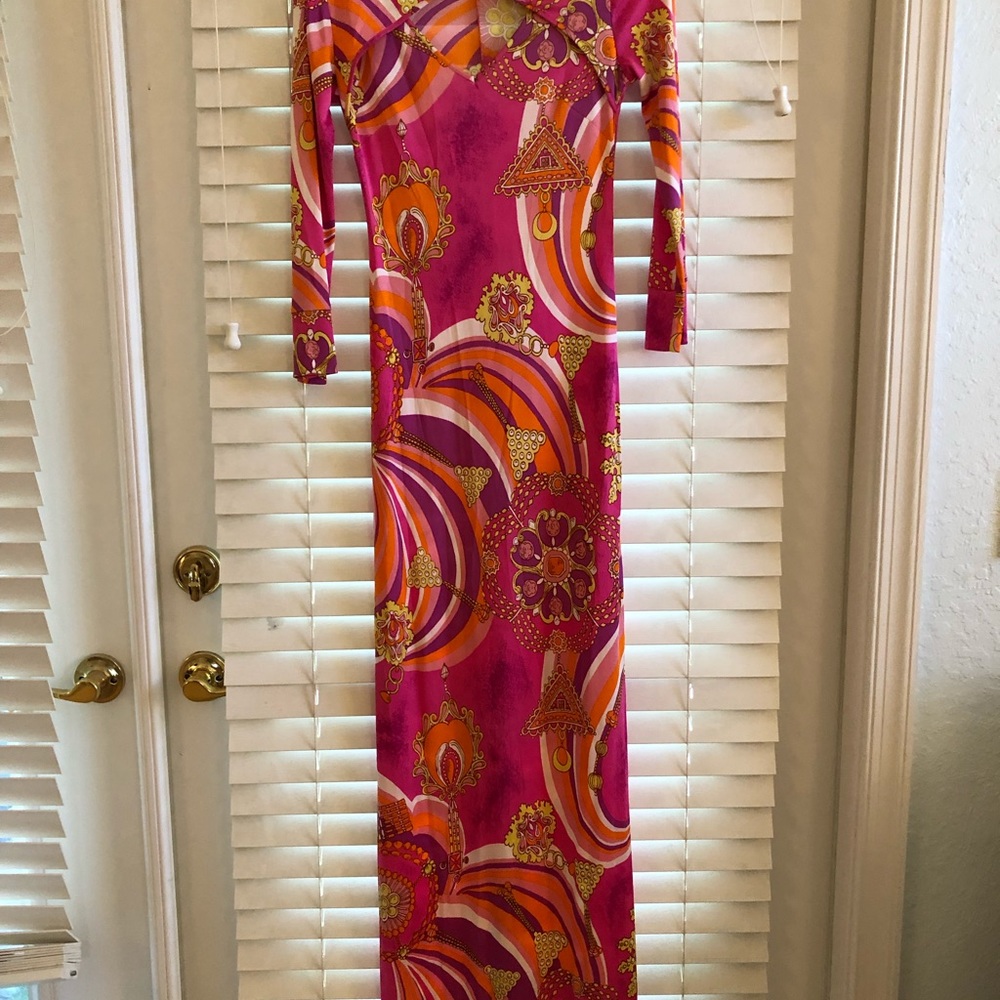 NWOT Jules Reid Pucci Print Maxi Dress 6